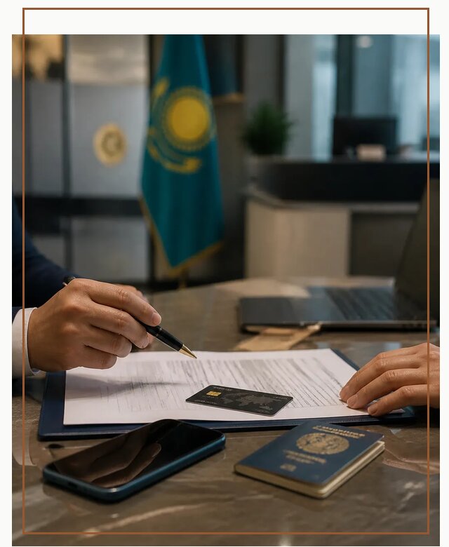 Открытие счета и банковской карты в Казахстане в Коломне